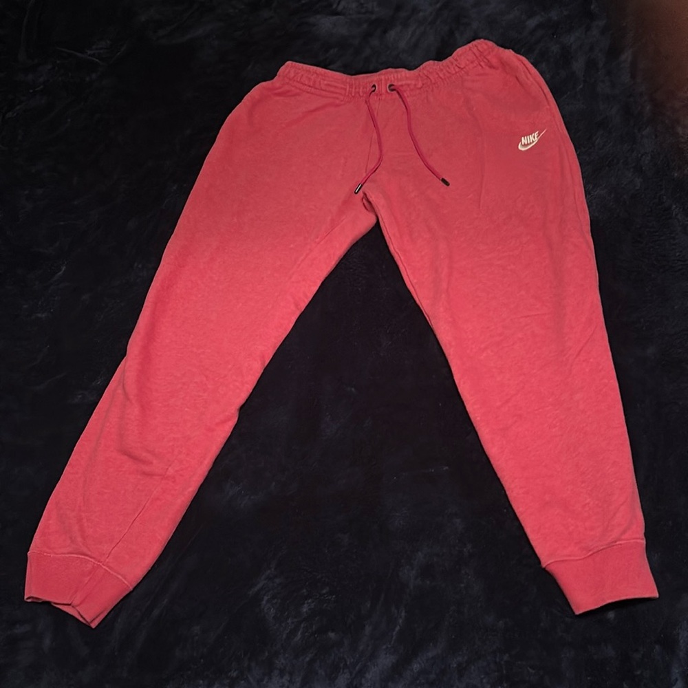 Pink Nike joggers
